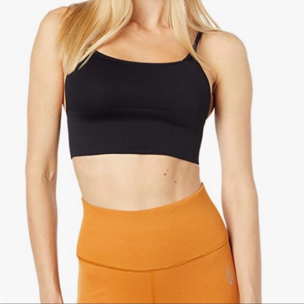Free People Andi Square Neck Seamless Bra Size M/L NWT